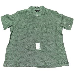 Paul Fredrick finest pure linen button down top size XXL NWT casual travel